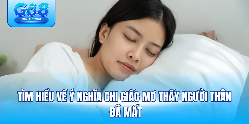 Tìm hiểu về ý nghĩa chi giấc mơ thấy người thân đã mất
